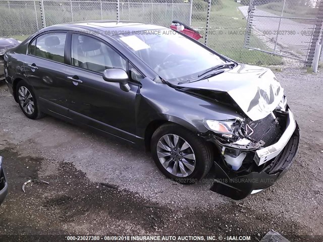 2HGFA16929H344510 - 2009 HONDA CIVIC EXL 灰色 照片 1