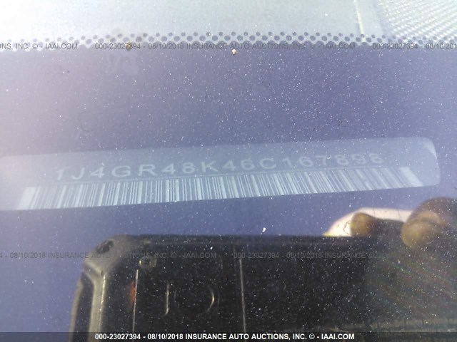 1J4GR48K46C167898 - 2006 JEEP GRAND CHEROKEE LAREDO/COLUMBIA/FREEDOM 白色 照片 9