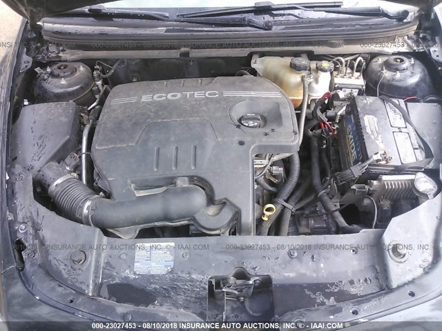 1G1ZG57B09F103753 - 2009 CHEVROLET MALIBU LS შავი ფოტო 10
