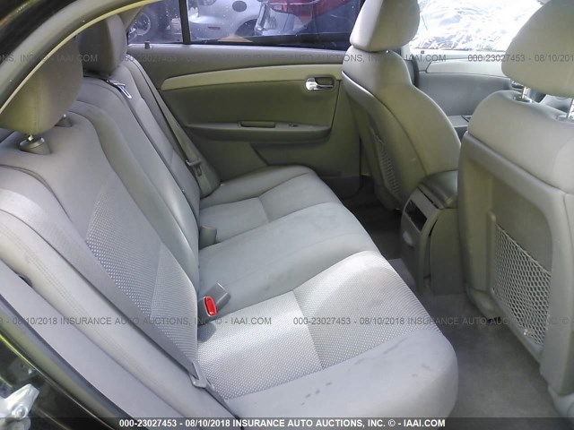 1G1ZG57B09F103753 - 2009 CHEVROLET MALIBU LS შავი ფოტო 8