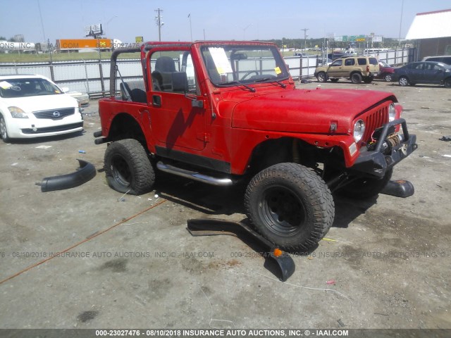 1J4FY29P0VP453445 - 1997 JEEP WRANGLER / TJ SE RED photo 1