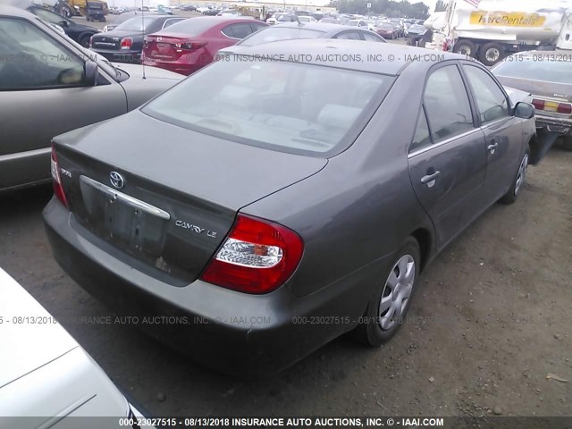 4T1BE30K03U665695 - 2003 TOYOTA CAMRY LE/XLE/SE Boz foto 4