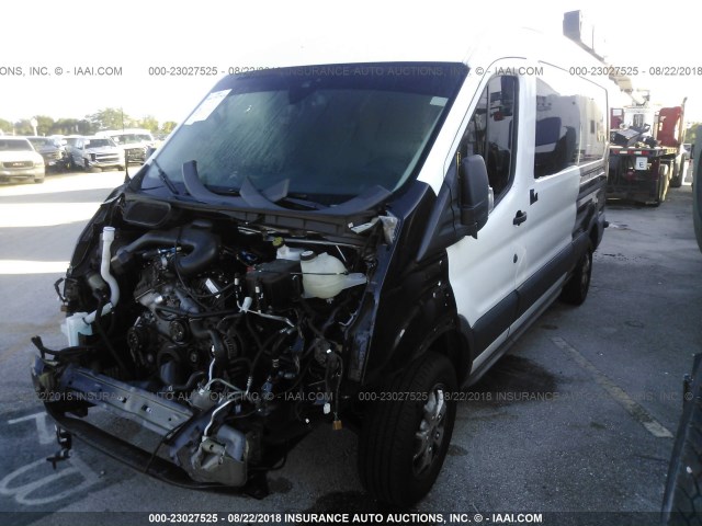 1FTYR2CM3FKA72908 - 2015 FORD TRANSIT T-250 WHITE photo 2