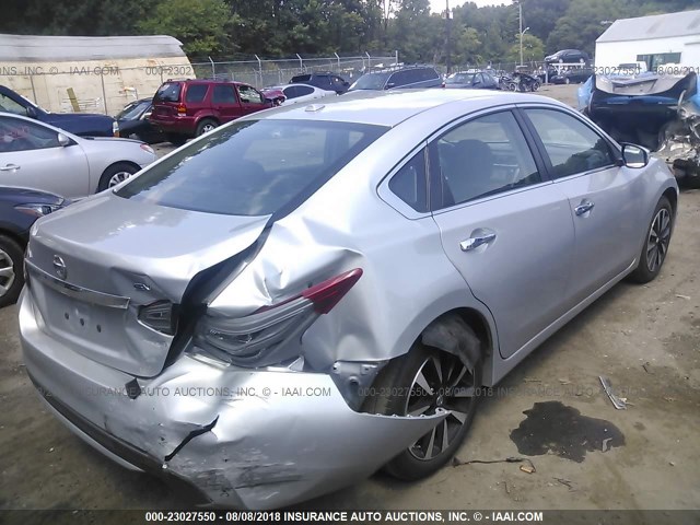 1N4AL3AP1JC161004 - 2018 NISSAN ALTIMA 2.5/S/SV/SL/SR SILVER photo 4