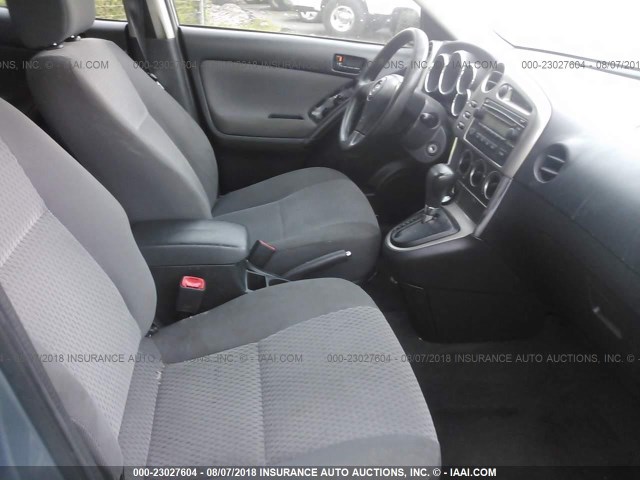 2T1KR32E25C410904 - 2005 TOYOTA COROLLA MATRIX XR BLUE photo 5