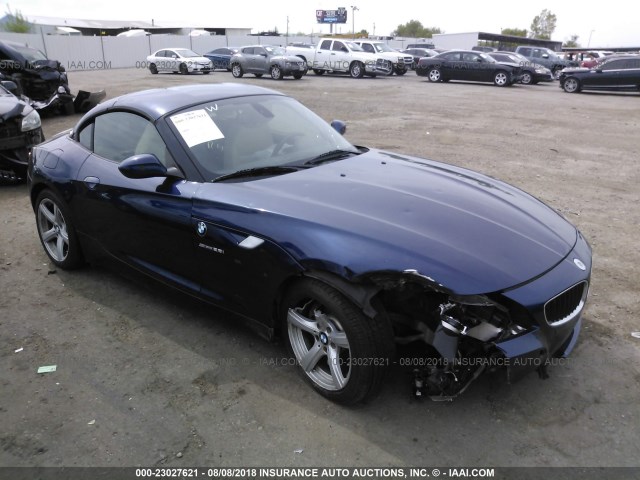 WBALL5C56CJ103444 - 2012 BMW Z4 SDRIVE28I BLUE photo 1