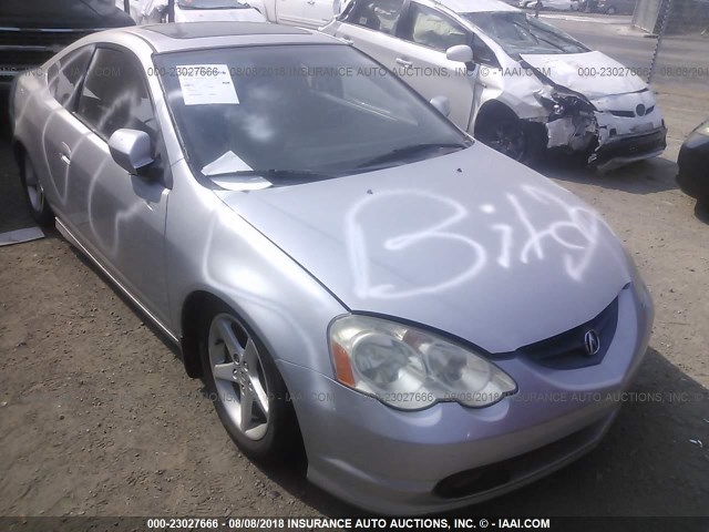 JH4DC53082C003942 - 2002 ACURA RSX TYPE-S SILVER photo 1