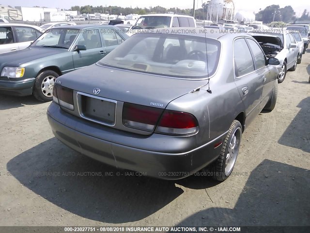 1YVGE22C1T5516596 - 1996 MAZDA 626 GRAY photo 4