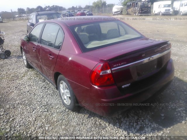 1G1ZT54854F130783 - 2004 CHEVROLET MALIBU LS RED photo 3