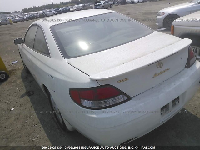 2T1CF28P3YC303445 - 2000 TOYOTA CAMRY SOLARA SE/SLE თეთრი ფოტო 3