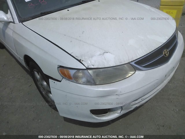 2T1CF28P3YC303445 - 2000 TOYOTA CAMRY SOLARA SE/SLE თეთრი ფოტო 6