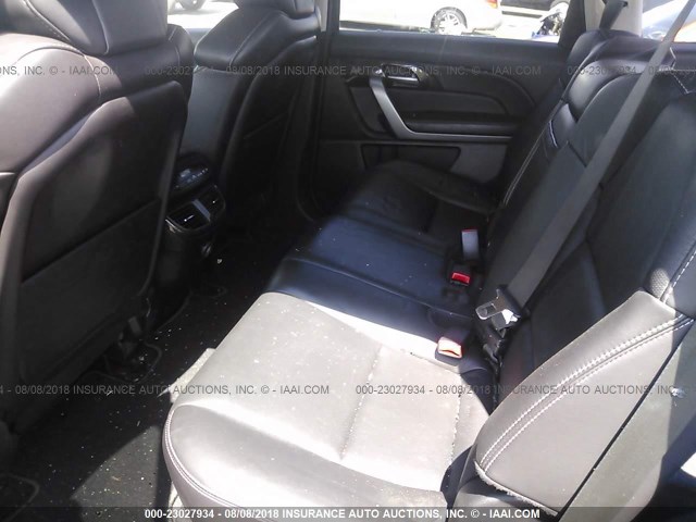 2HNYD2H6XCH543880 - 2012 ACURA MDX ADVANCE 黑色 照片 8