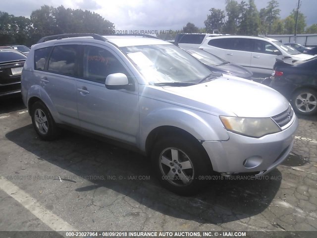JA4LS21WX8Z012308 - 2008 MITSUBISHI OUTLANDER ES SILVER photo 1