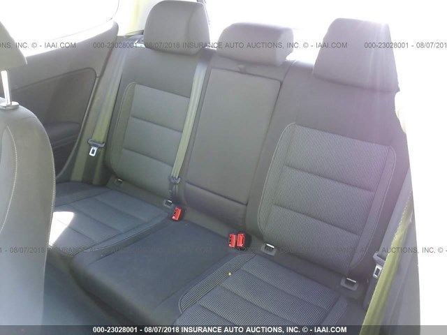 WVWAB7AJ0BW210337 - 2011 VOLKSWAGEN GOLF SILVER photo 8