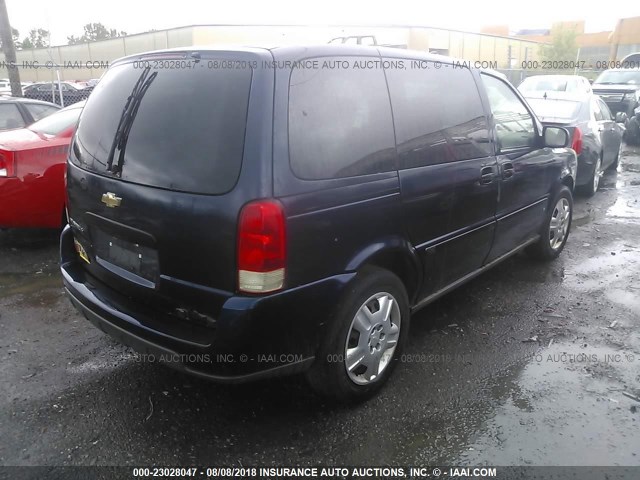 1GNDU23LX6D227213 - 2006 CHEVROLET UPLANDER LS BLUE photo 4