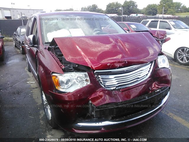 2C4RC1GG1DR767326 - 2013 CHRYSLER TOWN & COUNTRY LIMITED BURGUNDY photo 6