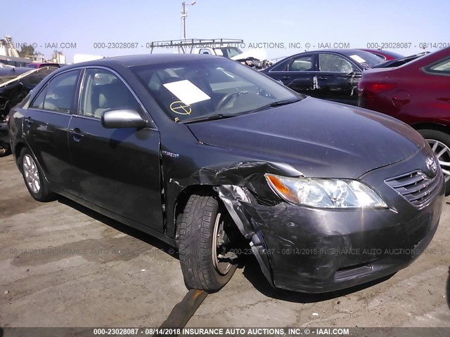 JTNBB46K983048153 - 2008 TOYOTA CAMRY HYBRID GRAY photo 1