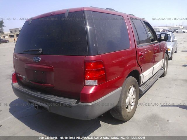1FMFU15L63LC32236 - 2003 FORD EXPEDITION XLT RED photo 4