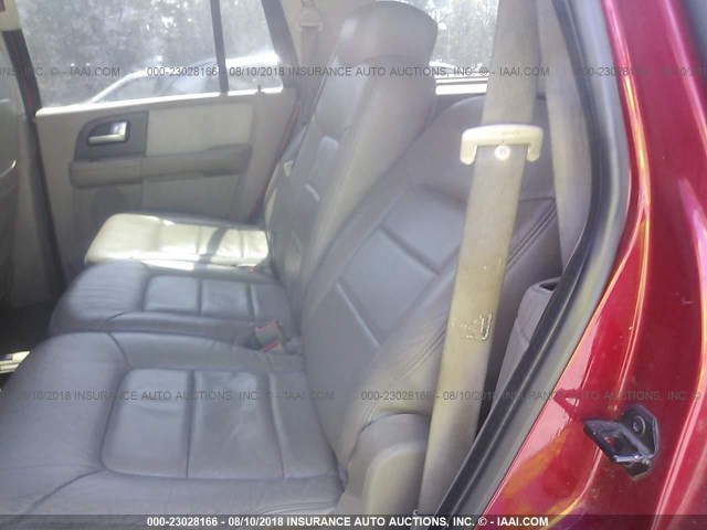 1FMFU15L63LC32236 - 2003 FORD EXPEDITION XLT RED photo 8