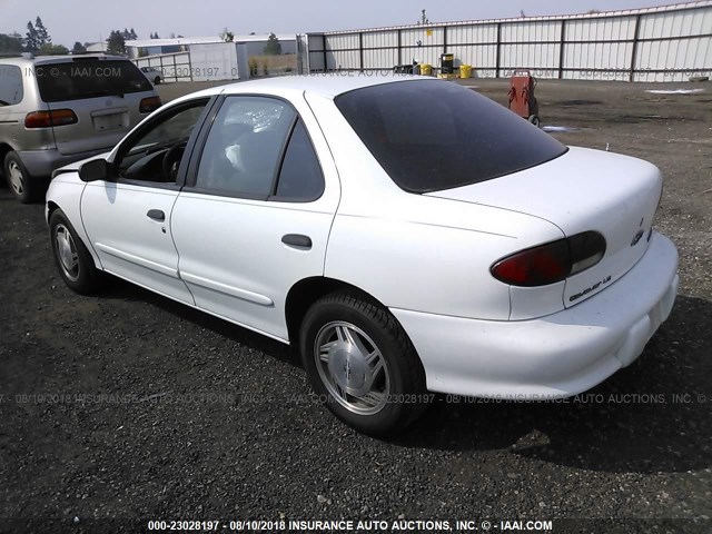 1G1JF52T0V7154934 - 1997 CHEVROLET CAVALIER LS WHITE photo 3