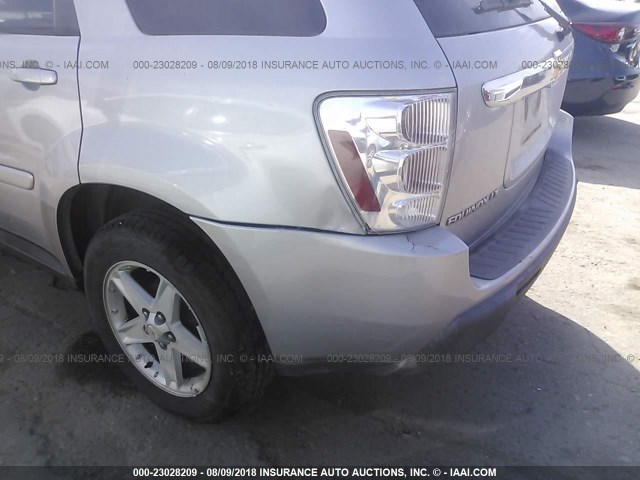 2CNDL63F466146764 - 2006 CHEVROLET EQUINOX LT SILVER photo 6