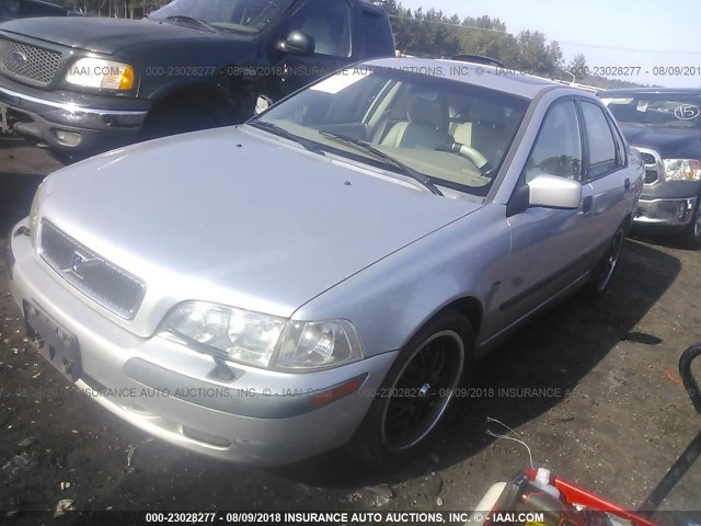 YV1VS29511F700659 - 2001 VOLVO S40 1.9T GRAY photo 2