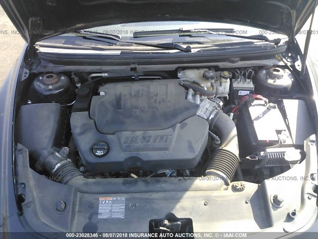 1G1ZE5E71BF132950 - 2011 CHEVROLET MALIBU LTZ 黑色 照片 10