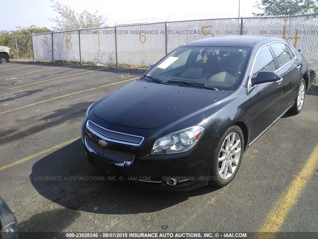 1G1ZE5E71BF132950 - 2011 CHEVROLET MALIBU LTZ 黑色 照片 2