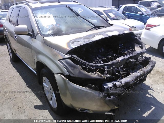 JN8AZ08T87W529491 - 2007 NISSAN MURANO SL/SE/S TAN photo 1