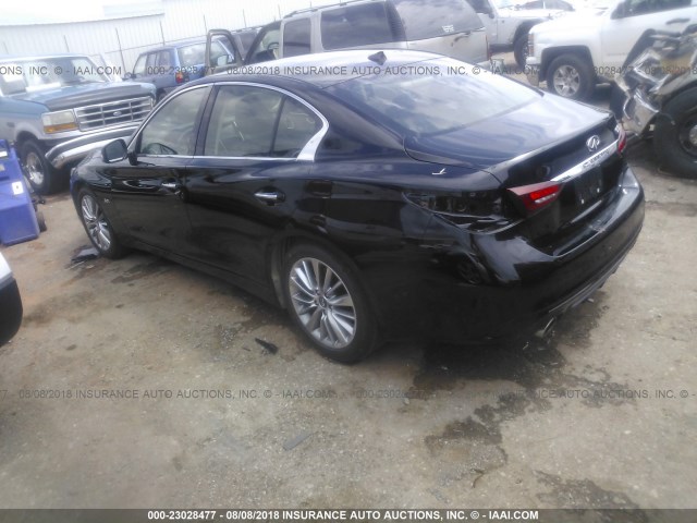 JN1EV7AP2JM365711 - 2018 INFINITI Q50 LUXE/SPORT BLACK photo 3