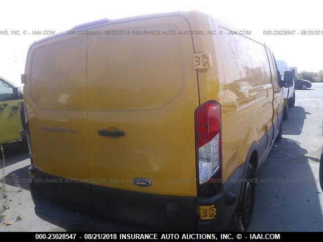 1FTNE9ZMXFKB29751 - 2015 FORD TRANSIT T-150 YELLOW photo 4