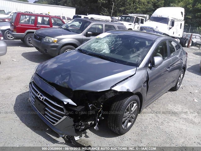 5NPD84LF8JH303629 - 2018 HYUNDAI ELANTRA SEL/VALUE/LIMITED GRAY photo 6