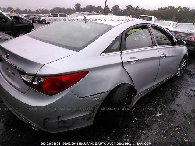 5NPEC4AC8BH035758 - 2011 HYUNDAI SONATA SE/LIMITED SILVER photo 6