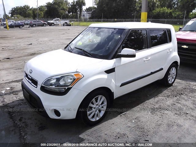 KNDJT2A6XD7532489 - 2013 KIA SOUL +/!/SPORT WHITE photo 2