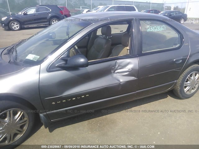 1C3EJ56H3YN131102 - 2000 CHRYSLER CIRRUS LXI GRAY photo 6