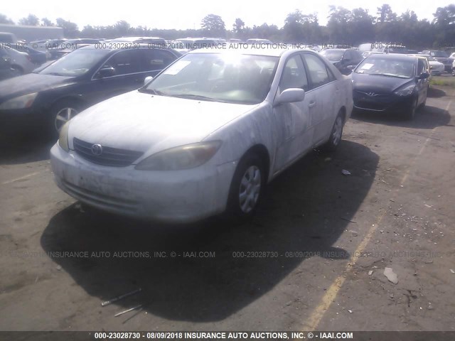 4T1BE32K63U216356 - 2003 TOYOTA CAMRY LE/XLE/SE Ақ фото 2