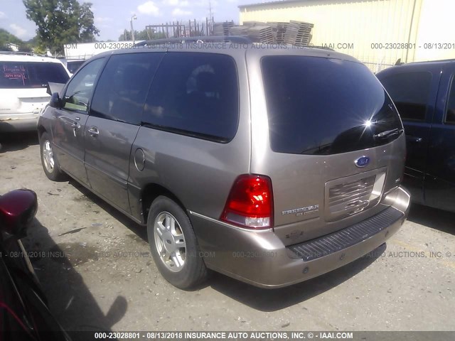 2FMZA52264BA54063 - 2004 FORD FREESTAR SEL GRAY photo 3