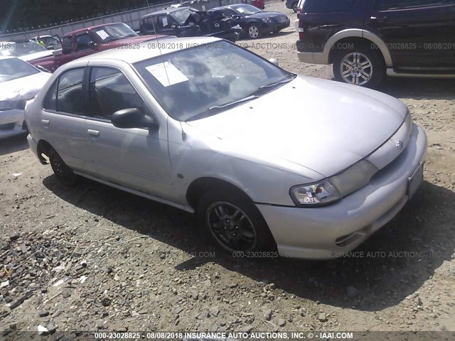 1N4AB41D1XC735950 - 1999 NISSAN SENTRA XE/GXE SILVER photo 1