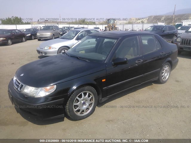 YS3ED45EXY3054799 - 2000 SAAB 9-5 BLACK photo 2