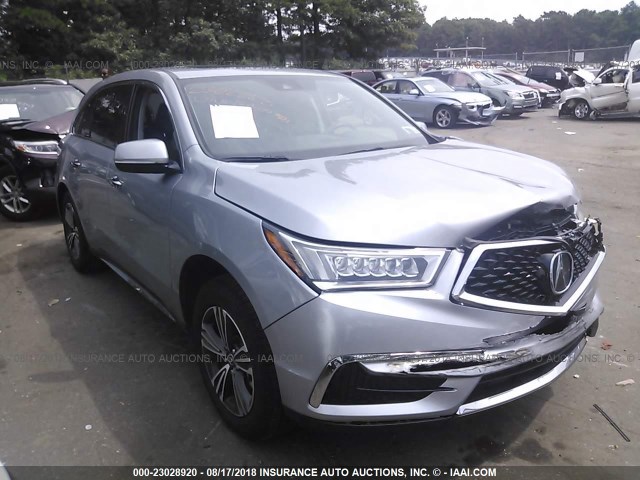 5J8YD4H34JL010321 - 2018 ACURA MDX SILVER photo 1