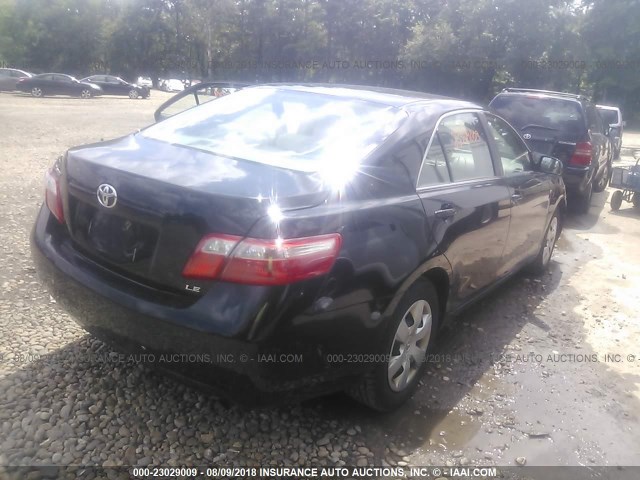 4T4BE46K89R084330 - 2009 TOYOTA CAMRY SE/LE/XLE შავი ფოტო 4