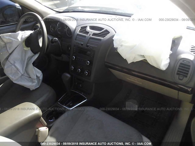 1G1ZS58F67F313870 - 2007 CHEVROLET MALIBU LS GOLD photo 5