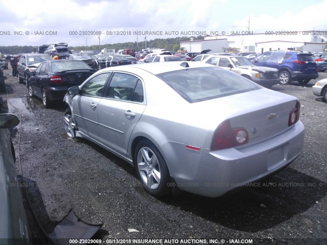 1G1ZB5E05CF246818 - 2012 CHEVROLET MALIBU LS Gümüş foto 3