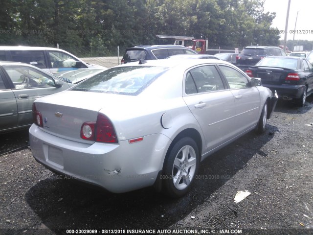 1G1ZB5E05CF246818 - 2012 CHEVROLET MALIBU LS Gümüş foto 4