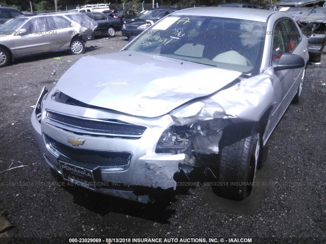 1G1ZB5E05CF246818 - 2012 CHEVROLET MALIBU LS Gümüş foto 6