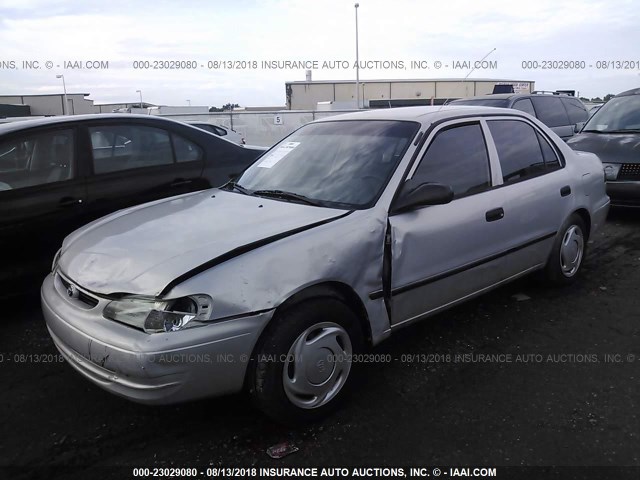 1NXBR12E5XZ162007 - 1999 TOYOTA COROLLA VE/CE/LE 银色 照片 2