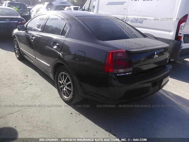 4A3AB56S74E139729 - 2004 MITSUBISHI GALANT LS PREMIUM BLACK photo 3