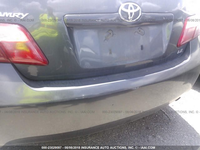 4T1BE46K27U040511 - 2007 TOYOTA CAMRY NEW GENERAT CE/LE/XLE/SE GRAY photo 6