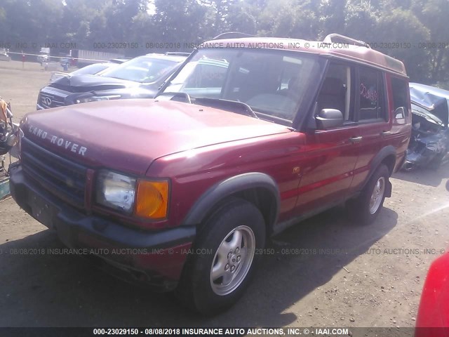 SALTY1241XA208199 - 1999 LAND ROVER DISCOVERY II  RED photo 2