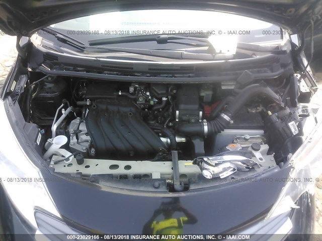 3N1CE2CPXEL361607 - 2014 NISSAN VERSA NOTE S/S PLUS/SV/SL BLACK photo 10